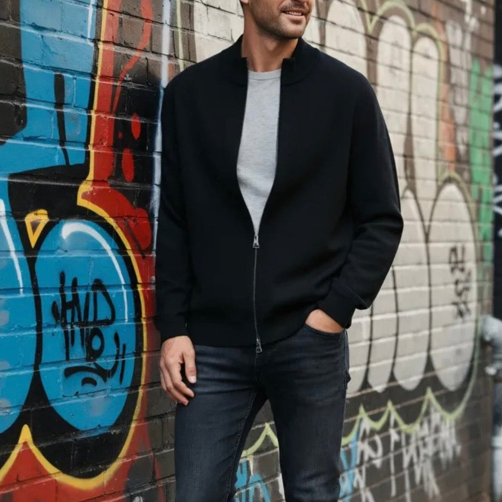 ANTOINE Zip Cardigan